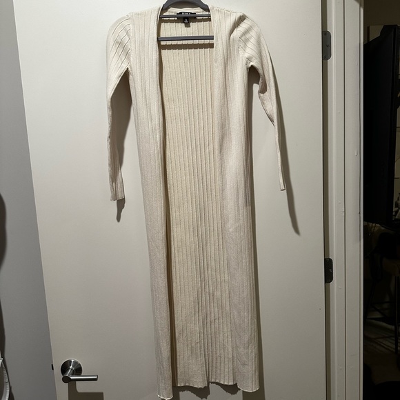 Cream Maxi Cardigan - Picture 1 of 3